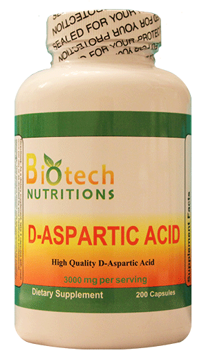 (image for) D Aspartic Acid 200 Capsules